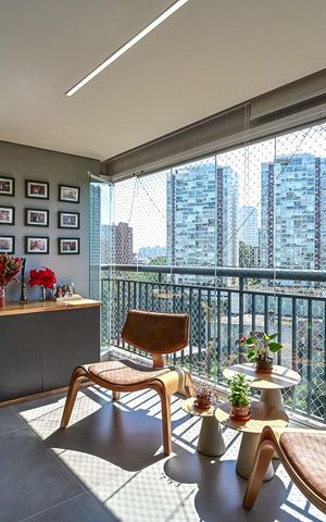 Apartamento à venda com 133m², 3 quartos e 2 vagasVaranda