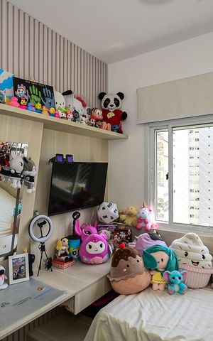 Apartamento à venda com 133m², 3 quartos e 2 vagasQuarto 2