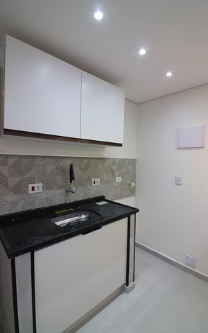 Studio para alugar com 34m², 1 quarto e sem vagaSala/Cozinha