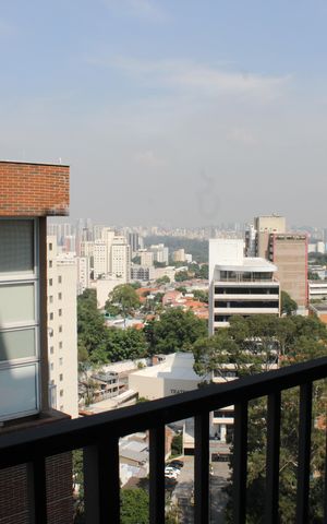 Studio à venda com 38m², 1 quarto e sem vagaVaranda