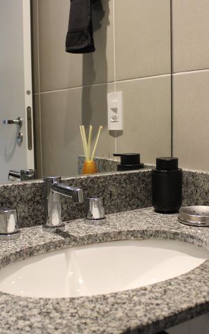 Studio à venda com 38m², 1 quarto e sem vagaBanheiro
