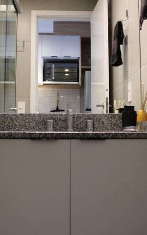 Studio à venda com 38m², 1 quarto e sem vagaBanheiro