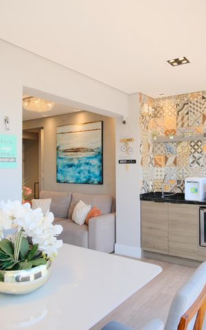 Apartamento à venda com 66m², 2 quartos e 1 vagaVaranda