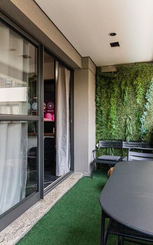 Apartamento à venda com 58m², 1 quarto e sem vaga Apartamento à venda com 58m², 1 quarto e sem vagaVaranda