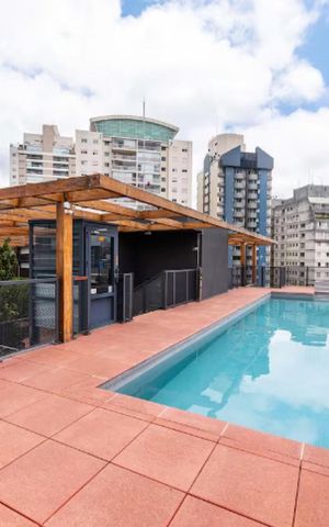 Apartamento à venda com 28m², 1 quarto e sem vaga Apartamento à venda com 28m², 1 quarto e sem vagaÁrea externa