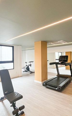Apartamento para alugar com 34m², 1 quarto e sem vaga Apartamento para alugar com 34m², 1 quarto e sem vagaÁrea comum - Academia