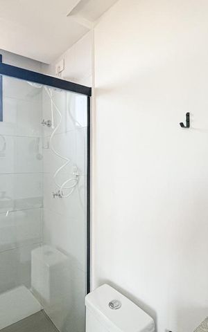 Apartamento para alugar com 34m², 1 quarto e sem vaga Apartamento para alugar com 34m², 1 quarto e sem vagaBanheiro
