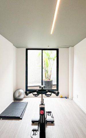 Apartamento para alugar com 34m², 1 quarto e sem vaga Apartamento para alugar com 34m², 1 quarto e sem vagaÁrea comum - Academia
