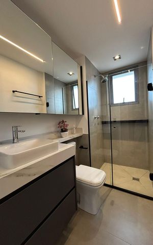 Apartamento à venda com 79m², 3 quartos e 1 vaga Apartamento à venda com 79m², 3 quartos e 1 vagaBanheiro