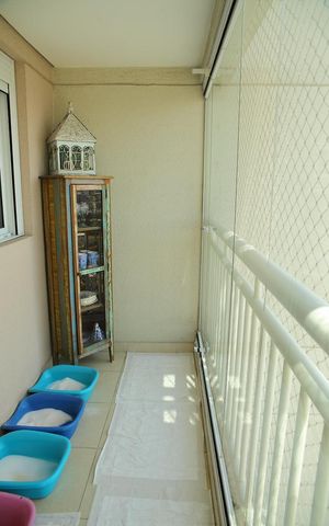 Apartamento à venda com 155m², 3 quartos e 3 vagasVaranda Gourmet da Sala