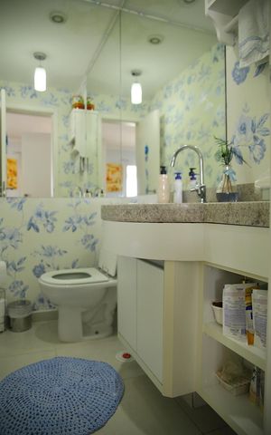 Apartamento à venda com 155m², 3 quartos e 3 vagasLavabo da Sala 
