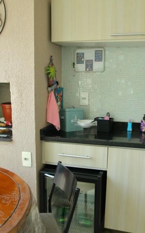 Apartamento à venda com 155m², 3 quartos e 3 vagasVaranda Gourmet da Sala