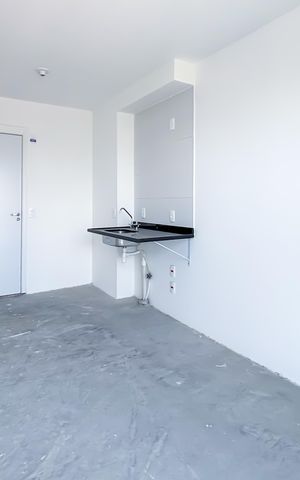 Apartamento para alugar com 27m², 1 quarto e sem vaga