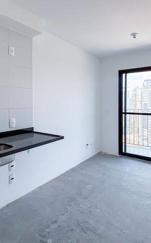 Apartamento para alugar com 27m², 1 quarto e sem vaga