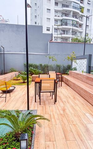 Apartamento para alugar com 27m², 1 quarto e sem vaga