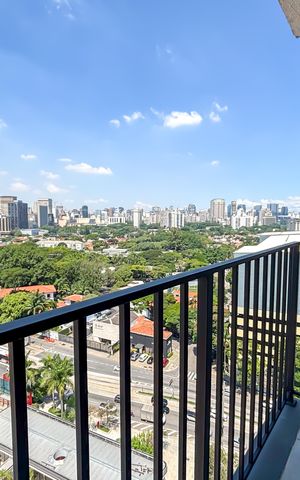 Apartamento para alugar com 27m², 1 quarto e sem vaga