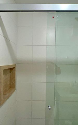 Studio para alugar com 27m², 1 quarto e sem vaga Studio para alugar com 27m², 1 quarto e sem vagaBanheiro da Suíte