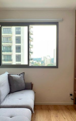 Studio para alugar com 27m², 1 quarto e sem vaga Studio para alugar com 27m², 1 quarto e sem vagaSala