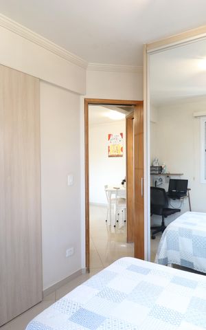 Apartamento à venda com 52m², 2 quartos e 1 vagaQuarto 1
