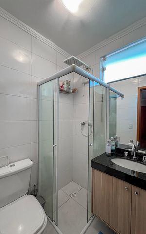 Casa à venda com 110m², 3 quartos e 2 vagas Casa à venda com 110m², 3 quartos e 2 vagasBanheiro da Suite