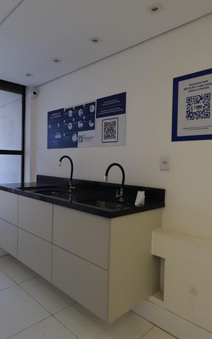 Studio à venda com 31m², 1 quarto e sem vagaLavanderia