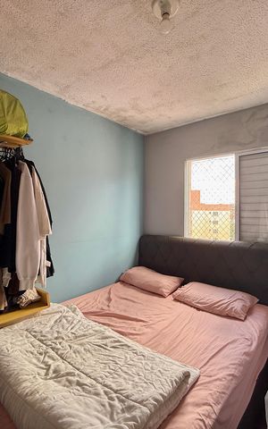 Apartamento à venda com 49m², 2 quartos e 1 vagaQuarto 2