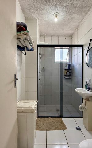 Apartamento à venda com 49m², 2 quartos e 1 vagaBanheiro 