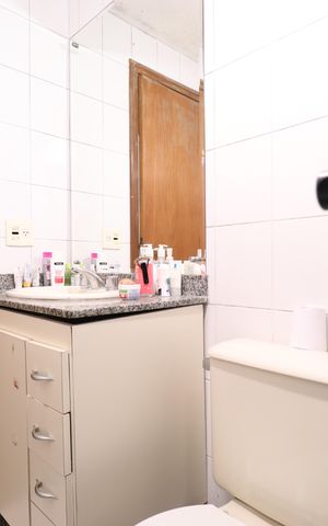 Apartamento à venda com 96m², 3 quartos e 2 vagasBanheiro da Suíte 1