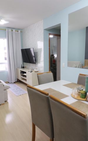 Apartamento à venda com 47m², 2 quartos e 1 vagaSala