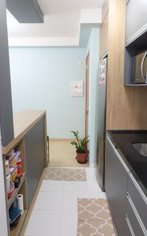 Apartamento à venda com 47m², 2 quartos e 1 vagaCozinha e Área de Serviço