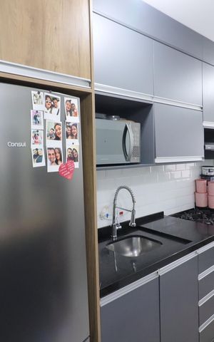Apartamento à venda com 47m², 2 quartos e 1 vagaCozinha e Área de Serviço