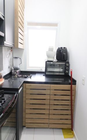 Apartamento à venda com 47m², 2 quartos e 1 vagaCozinha e Área de Serviço