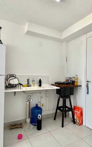 Apartamento à venda com 29m², 1 quarto e sem vaga Apartamento à venda com 29m², 1 quarto e sem vagaCozinha