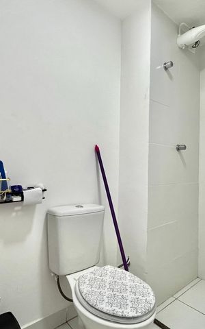 Apartamento à venda com 29m², 1 quarto e sem vaga Apartamento à venda com 29m², 1 quarto e sem vagaBanheiro da Suíte