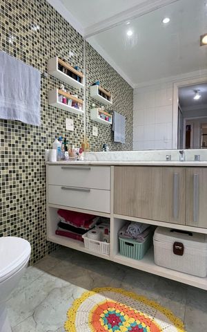 Apartamento à venda com 134m², 4 quartos e 2 vagasBanheiro 1 