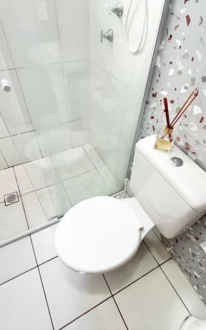 Apartamento para alugar com 45m², 2 quartos e 1 vaga Apartamento para alugar com 45m², 2 quartos e 1 vagaBanheiro