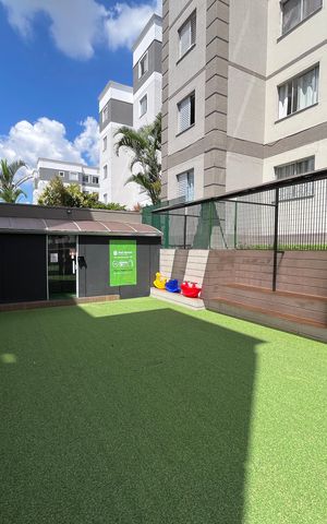 Apartamento para alugar com 45m², 2 quartos e 1 vaga Apartamento para alugar com 45m², 2 quartos e 1 vagaÁrea comum - Playground