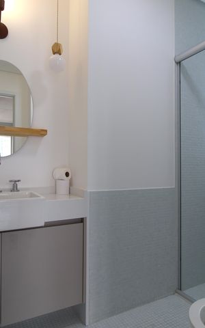 Apartamento para alugar com 63m², 1 quarto e 2 vagasBanheiro da Suíte