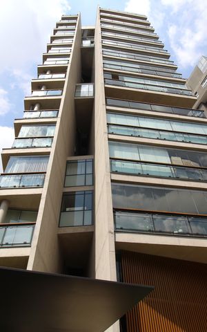 Apartamento para alugar com 63m², 1 quarto e 2 vagasFachada do Prédio