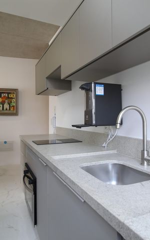Apartamento para alugar com 63m², 1 quarto e 2 vagasCozinha e Área de Serviço