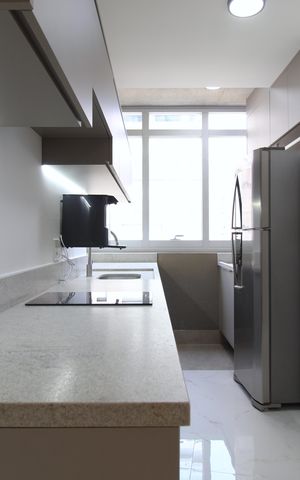 Apartamento para alugar com 63m², 1 quarto e 2 vagasCozinha e Área de Serviço