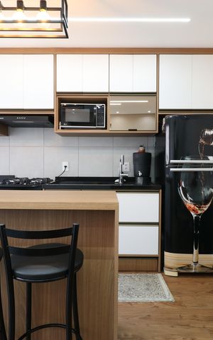 Apartamento à venda com 30m², 1 quarto e sem vagaCozinha e Área de Serviço