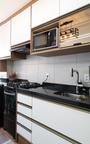Apartamento à venda com 30m², 1 quarto e sem vagaCozinha e Área de Serviço