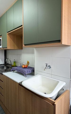 Apartamento à venda com 50m², 2 quartos e 1 vaga Apartamento à venda com 50m², 2 quartos e 1 vagaÁrea de Serviço