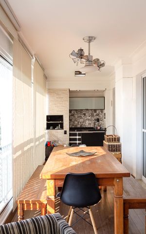 Apartamento à venda com 124m², 3 quartos e 2 vagasVaranda gourmet