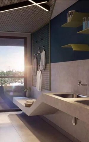 Studio à venda com 26m², 1 quarto e sem vaga Studio à venda com 26m², 1 quarto e sem vagaÁrea Comum - Lavanderia