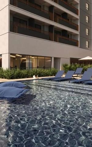 Studio à venda com 26m², 1 quarto e sem vaga Studio à venda com 26m², 1 quarto e sem vagaÁrea Comum - Piscina