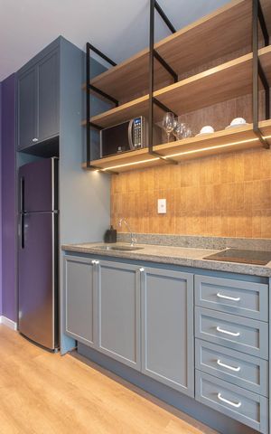 Studio à venda com 24m², 1 quarto e sem vaga Studio à venda com 24m², 1 quarto e sem vagaCozinha