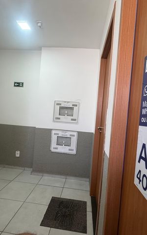 Apartamento para alugar com 38m², 2 quartos e sem vaga Apartamento para alugar com 38m², 2 quartos e sem vagaPlaca instalada na fachada do imóvel
