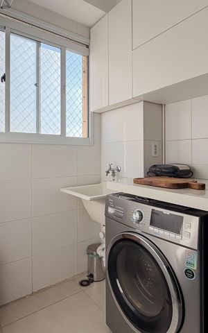 Apartamento à venda com 40m², 2 quartos e sem vaga Apartamento à venda com 40m², 2 quartos e sem vagaCozinha e Área de Serviço